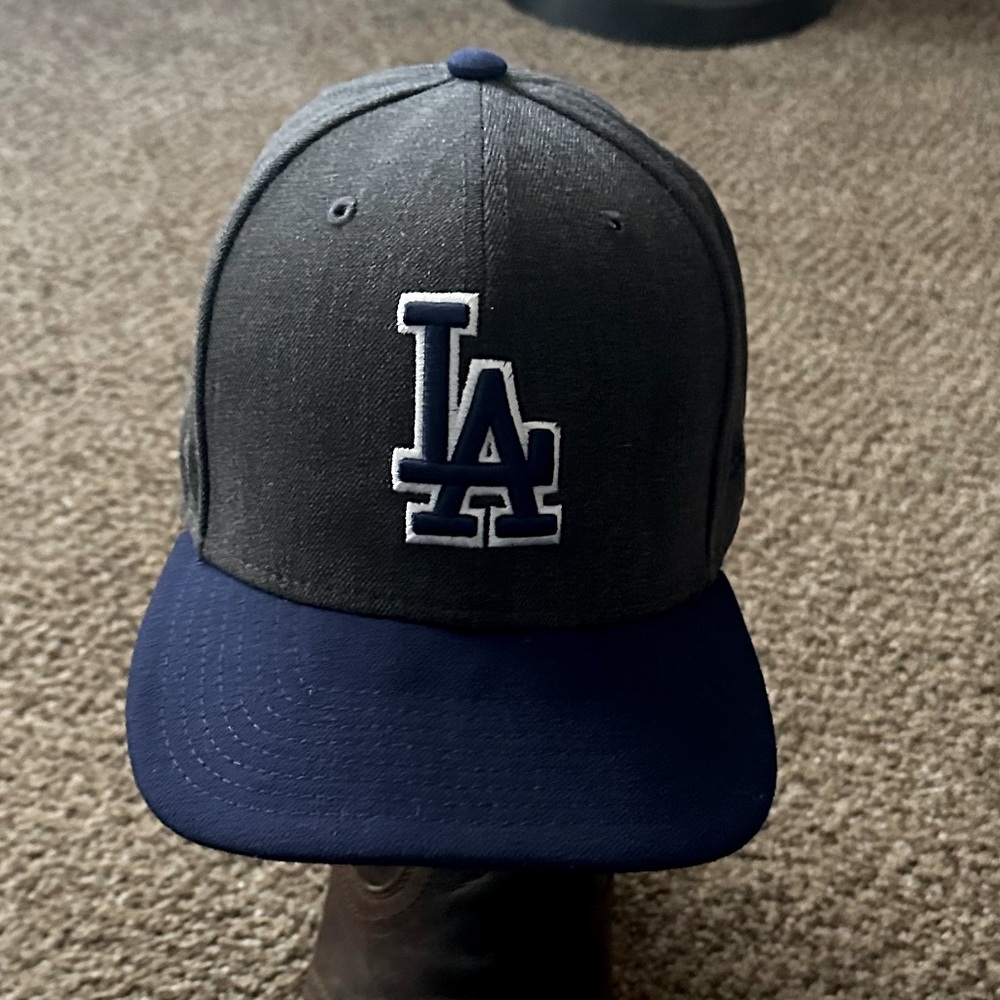 Fifty nine fifty LA Dodgers hat.